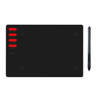 VINSA T505 Grafische Tekentablet Ultralight Creatie Met Batterijloze Stylus 30 Penpunten 8192 Niveaus Druk 8 Sneltoetsen