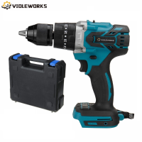 VIOLEWORKS 20+3 Koppel 13mm 3 In 1 350 N.M Snoerloze Elektrische Slagschroevendraaier Borstelloze Boorschroevendraaier H