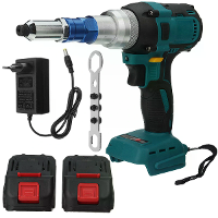88VF Borstelloze Rivet Riveter Guns Automatische Blinde Riveter Past op Makita18V
