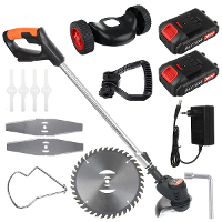 Wolike 36V 2000W Elektrische Grasmaaier zonder snoer Gras Trimmer Gras Eater Tuin Gras Snijmachine met 1/2 Batterij EU S