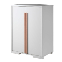 Leen Bakker   Kinderkledingkast London 98x56x116cm   Spaanplaat   Wit