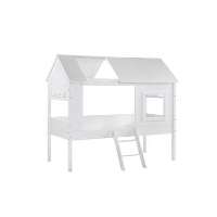 Vipack boomhut halfhoogslaper Charlotte   wit   209,3x136,7x185,2 cm   Leen Bakker