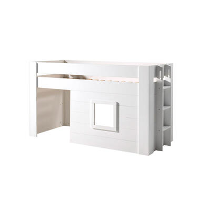 Vipack halfhoogslaper Noah   wit   213,6x96x120,1 cm   Leen Bakker