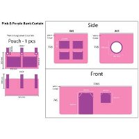 Vipack speelgordijn Bella   roze   196,5x86,5x74,5 cm   Leen Bakker