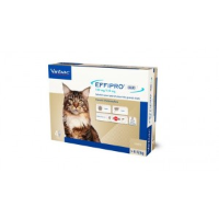 Virbac Effipro Duo Spot on voor katten van 6 tot 12 kg 4 pipetten