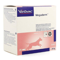 Virbac Megaderm Monodosering   hond vanaf 10 kg/ 28 zakjes 1 verpakking