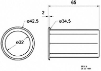 Visaton 5212 Bassreflexbuis 65 mm