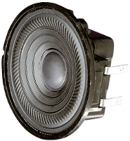 Visaton K 50 WP   50 Ohm 2 inch 5 cm Mini luidspreker 2 W 50 Ω Zwart Kunststof membraan, Vochtbestendig, UV bestendig