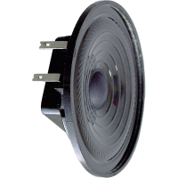 Visaton K 64 WP   8 Ohm 2.5 Inch 6.4 Cm Mini luidspreker 2 W 8 Ω Zwart Kunststof membraan