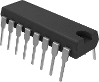 Vishay Optocoupler fototransistor ILQ74 DIP 16 Transistor DC