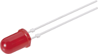 Vishay TLHY 5405 Bedrade LED Geel Rond 5 mm 14 mcd 30 ° 30 mA 2.4 V