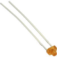 Vishay TLUO2401 Bedrade LED Rood Rechthoekig 1.8 Mm 5 mcd 40 ° 30 mA 2 V