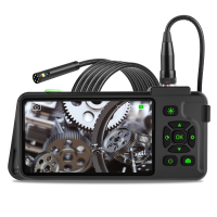 VISHRT 7.9Mm Dual Lens 4.5 Inch IPS Kleurenscherm Industriële Borescope Waterdichte Inspectie Camera 3.5/5/10M Stijve Ka