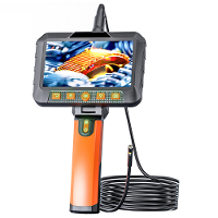 VISHRT T27 Dual Camera Dual Picture Handheld Endoscoop 7mm 5 Inch LCD 1080P Borescope Hoge Definitie 5 6 Uur Batterijduu