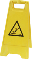 VISO Viso PSG680 Waarschuwingsuitklapbord Gevaar voor uitglijden (b x h) 300 mm x 600 mm ISO 7010 1 stuk(s)