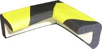 VISO PU30NJ Beschermschuim Zwart, Geel (l x b) 30 mm x 30 mm