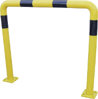 VISO TPX 12100 NJ Stootbeschermingsbeugel Zwart, Geel (Ø x h) 80 mm x 1000 mm