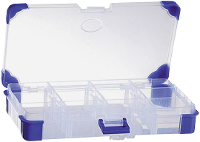VISO Assortimentsdoos (l x b x h) 165 x 90 x 30 mm Aantal vakken: 12 Variabele onderverdeling Inhoud 1 stuk(s)