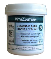 Vita Reform Van der Snoek VitaZouten Compositum Basis Zouten 1 t/m 12