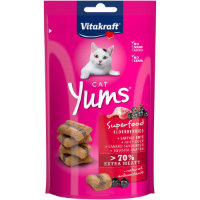 Vitakraft Cat Yums Superfood met vlierbes kattensnack (40 g) 2 verpakkingen