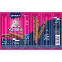 Vitakraft Catstick Classic met kabeljauw & koolvis kattensnack 10 x 6 sticks