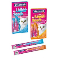 Vitakraft Liquid Snacks met rund kattensnack (6 x 15g) 11 verpakkingen