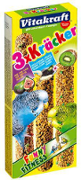 Vitakraft Parkiet Kracker Vijgen/banaan Sesam/kiwi 3 In 1