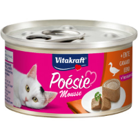 Vitakraft Poésie mousse met eend natvoer kat (12 x 85 g) Per verpakking