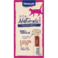 Vitakraft Vita Naturals Liquid kattensnack met rund (5 st.) 11 Verpakkingen
