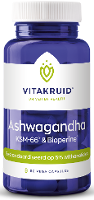 Vitakruid Ashwagandha 5% withanoliden KSM 66® & Bioperine® 60