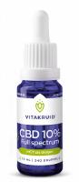 Vitakruid CBD Olie 10% full spectrum met MCT als drager