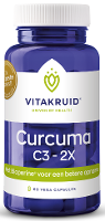 Vitakruid Curcuma C3 2X (95% curcuminoïden) met Bioperine® 60