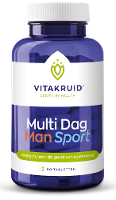 Vitakruid Multi Dag Man Sport 100% Vegan 90 Tabletten