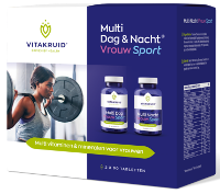 Vitakruid Multi Dag & Nacht Vrouw Sport 100% Vegan 2 x 90