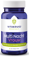 Vitakruid Multi Nacht Vrouw 100% Vegan 30