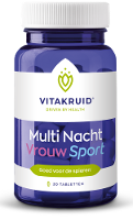 Vitakruid Multi Nacht Vrouw Sport 100% Vegan 30