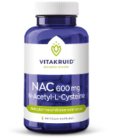 Vitakruid NAC 600 mg N Acetyl L Cysteïne Capsules