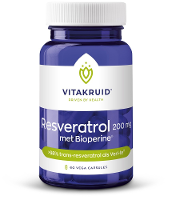 Vitakruid Resveratrol (Veri te®) 200 mg met Bioperine® Capsules