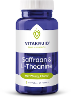 Vitakruid Saffraan 28 mg (Affron®) & L Theanine Groene Thee 90