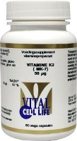 Vital Cell Life Vitamine K2 (MK 7) 50mcg Vega Capsules