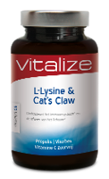 Vitalize L Lysine en Cats Claw Tabletten