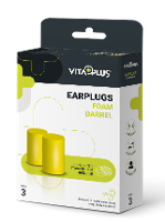 Vitaplus Earplugs Foam Barrel