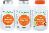VitOrtho Meer in 1 Man, Vrouw en Kind Tabletten Combivoordeel