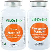 VitOrtho Meer in 1 Vrouw Tabletten + Menopauze Formule Capsules