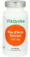 VitOrtho Pau d'Arco Extract 500 mg Vegicaps