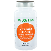VitOrtho Vitamine C 500 met 25mg Bioflavonoïden Tabletten