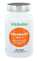 VitOrtho Vitamine D3 1000 IE Softgels