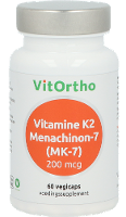 VitOrtho Vitamine K2 Menachinon 7 (MK 7) 200mcg Vegicaps