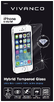 Vivanco HYGLASVVIPH5 38352 Screenprotector (glas) Apple iPhone 5, iPhone 5s, iPhone SE 1 stuk(s) Anti vingerafdruk, Krasvast