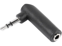 Vivanco Jackplug Audio Adapter [1x Jackplug Male 3.5 Mm   1x Jackplug Female 3.5 Mm] Zwart
